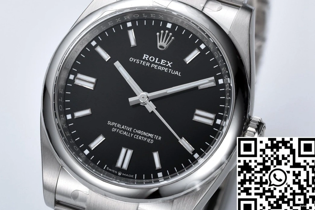 M124300-0002 Rolex Perpetual Oyster 41MM Black Dial Clean Factory 0309